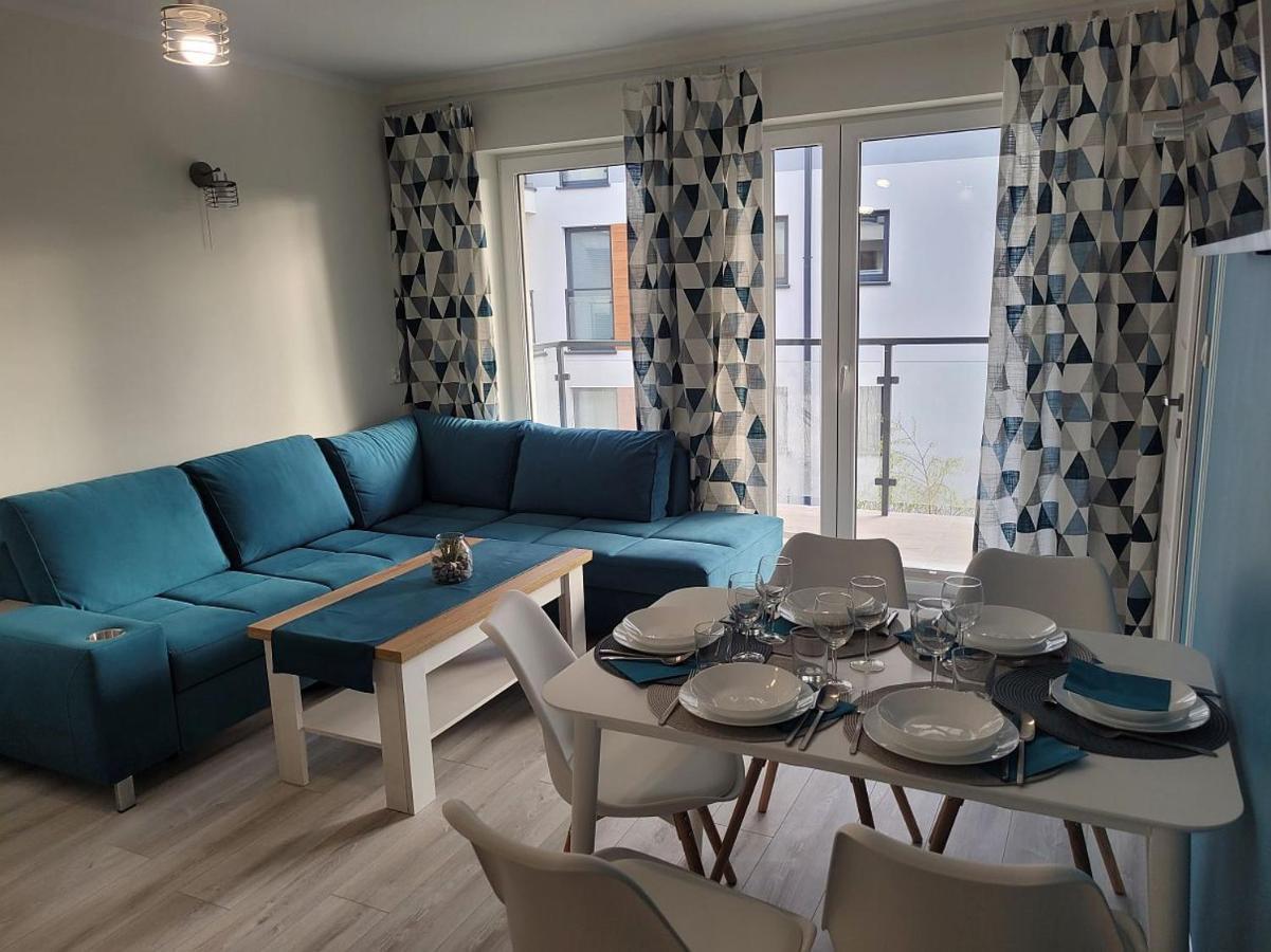 Pobierowo Baltic Apartament Turkusowy Buitenkant foto